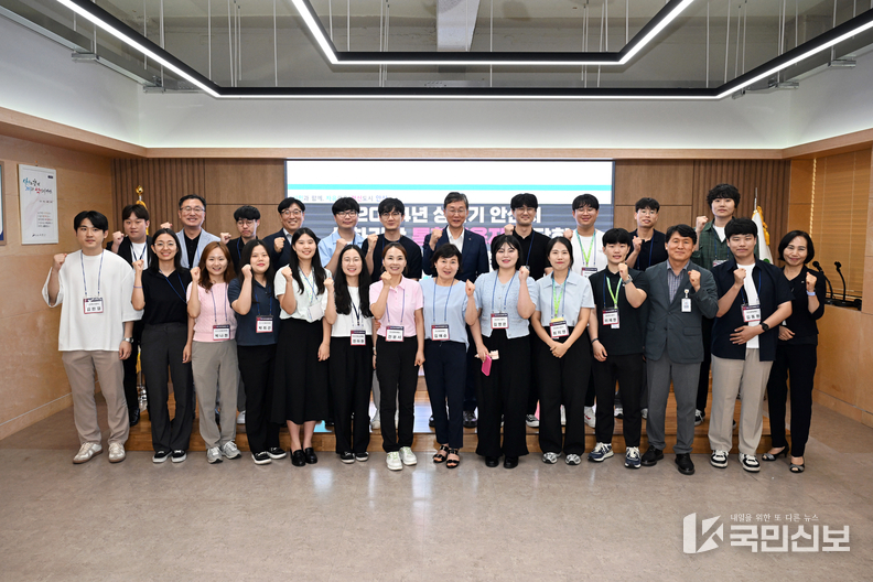 이민근 안산시장, 공공기관 신규 채용자 간담회“미래 시정 동반자”.