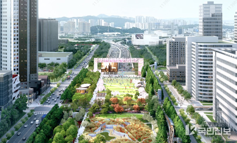 상부공원 조감도.