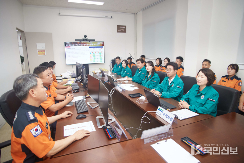  용인특례시의회 의장단, 2024 을지연습 유관기관 격려 방문(1)(용인서부소방서