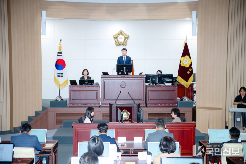 제235회 임시회 제1차 본회의 전경