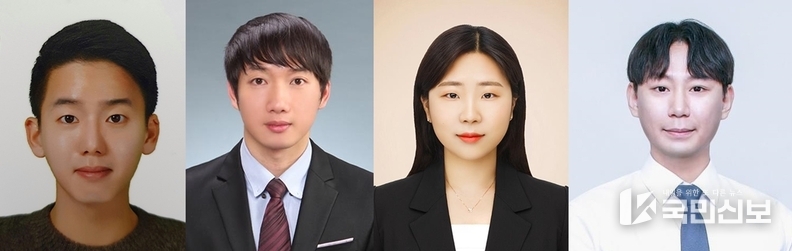 제6회 청년상 수상자 사진_(왼쪽부터)김성욱 이봉준 박기양 편진범 씨