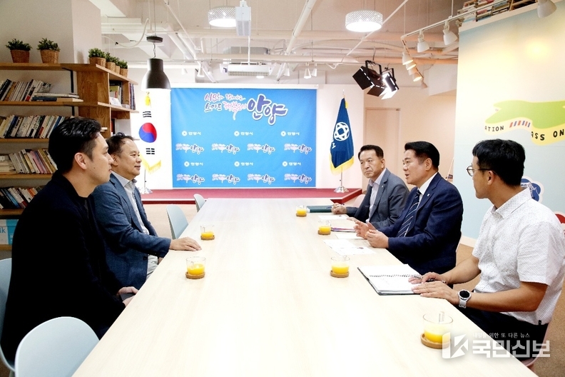 래피젠 안양시청 방문 