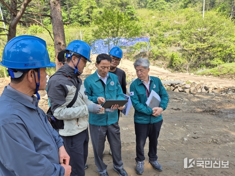 동두천시, 우기철 대비 관내 개발지 및 하천 주변 등 현장점검 실시.