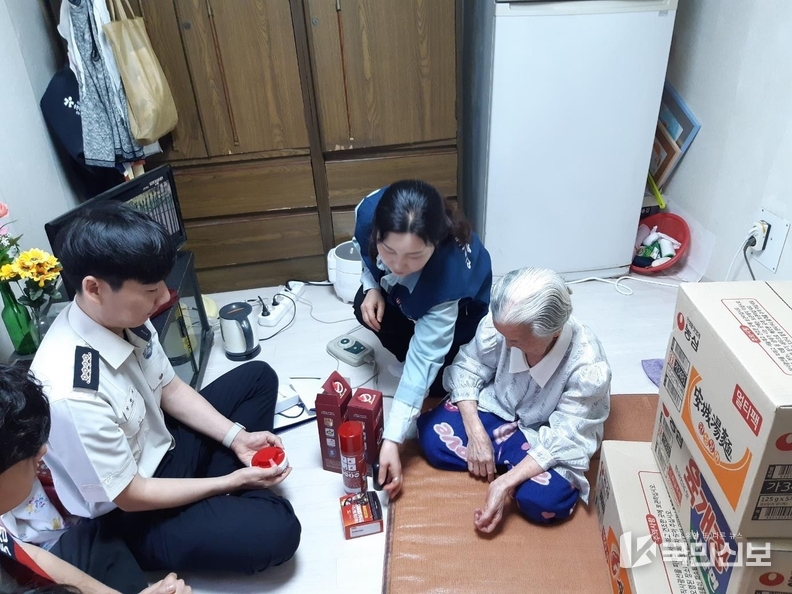 인천쪽방상담소 활동 사진.