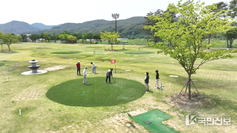 청송군, 산남파크골프장 개장.