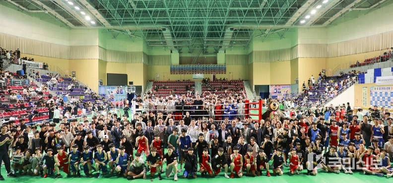 <strong>19일 '제1회 용인특례시장배 전국생활체육 복싱대회'가 열렸다</strong>