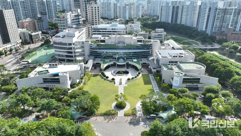 하남시청 전경(여름).