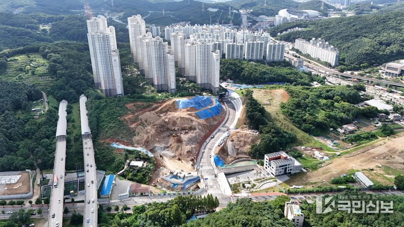 용인특례시에 있는 '삼가2지구 힐스테이트 용인포레 임대주택'의 모습.