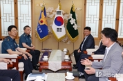 하은호 군포시장, 경기남부경찰청장과 대야파출소 조직 개편 재검토 요구